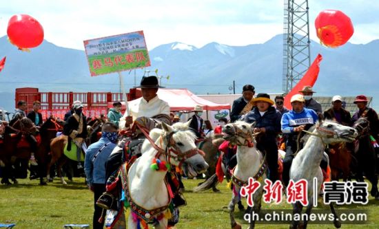 图为活动现场。祁连宣传部供图