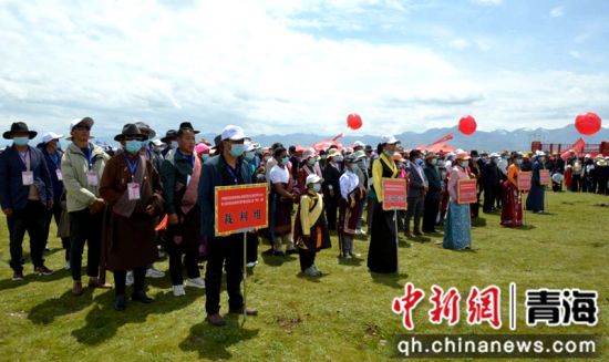 图为活动现场。祁连宣传部供图